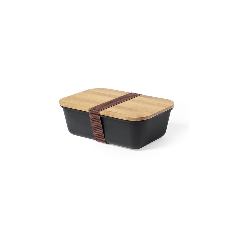Boîte à déjeuner Personnalisée Éco-responsable - Thadan Matières : bambou Couleurs : naturel objet publicitaire robuste