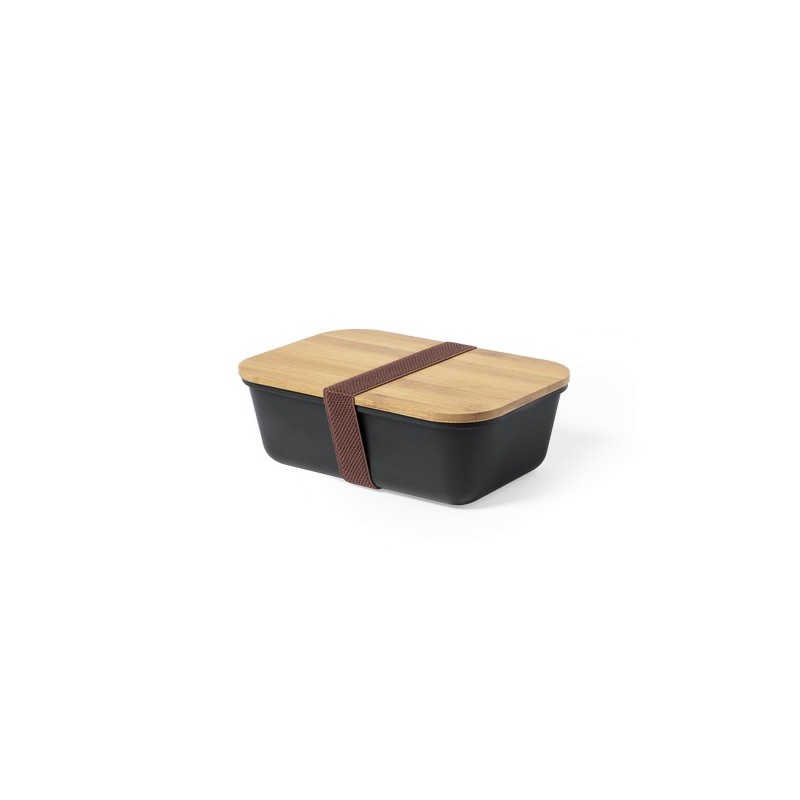 Boîte à déjeuner Personnalisée Éco-responsable - Thadan Matières : bambou Couleurs : naturel objet promo petit budget