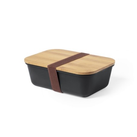 Boîte à déjeuner Personnalisée Éco-responsable - Thadan Matières : bambou Couleurs : naturel objet promo petit budget