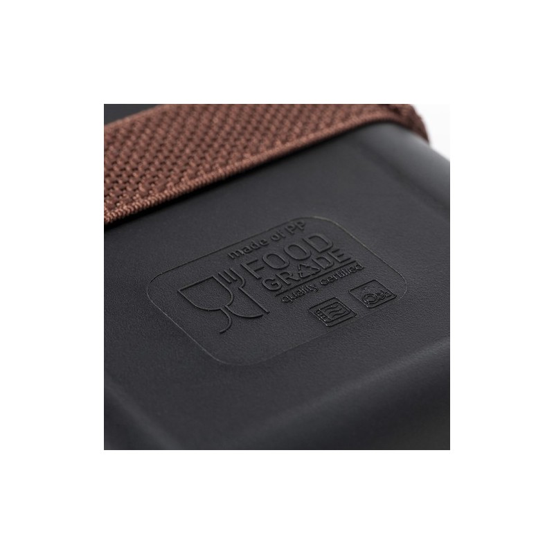 Boîte à déjeuner Personnalisée Éco-responsable - Thadan Matières : bambou Couleurs : noir livraison express 24h 48h