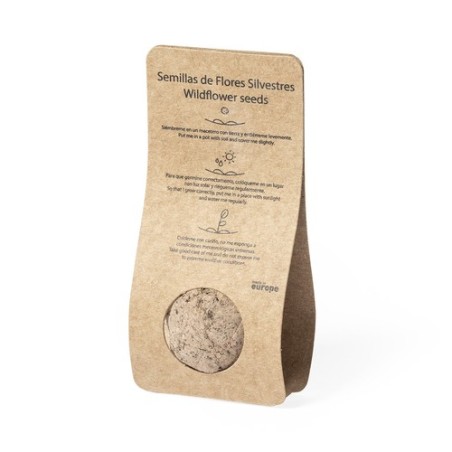 Bonbon Éco-responsable aux Graines Fleurs Sauvages Personnalisé Mussox pas cher Matières : carton recyclé cadeau entreprise pas 