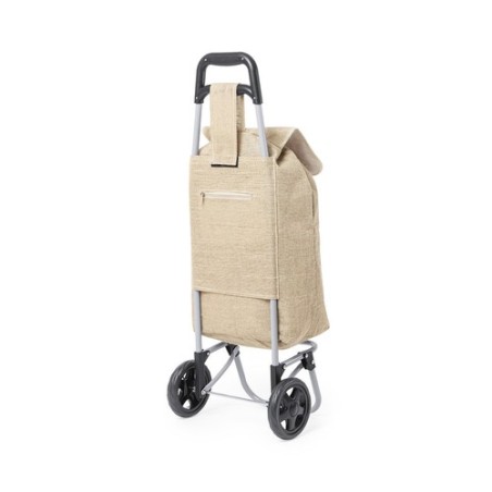 Caddie Course Pliant Éco-responsable et Personnalisé Benorax Matières : jute goodies publicitaire événementiel