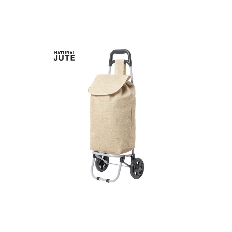 Caddie Course Pliant Éco-responsable et Personnalisé Benorax Matières : jute impression haute définition