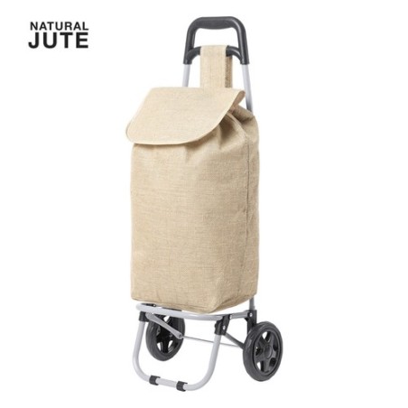 Caddie Course Pliant Éco-responsable et Personnalisé Benorax Matières : jute impression haute définition