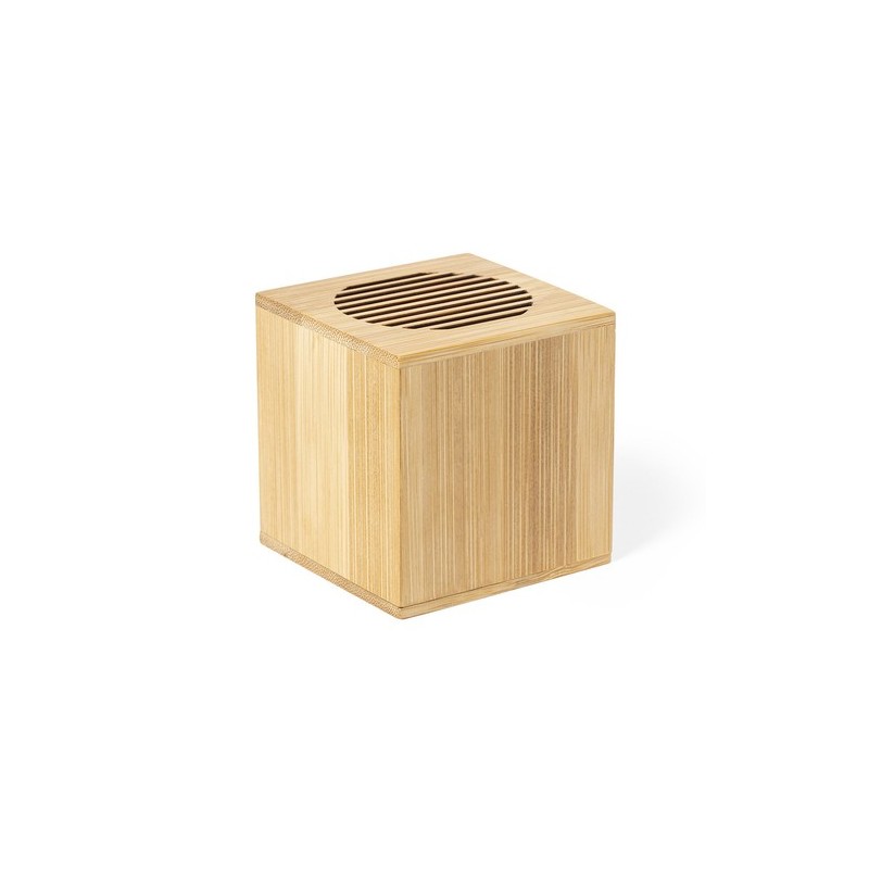 Haut-Parleur Éco-responsable Personnalisé Pas Cher - Teoden Matières : bambou personnalisable avec votre logo