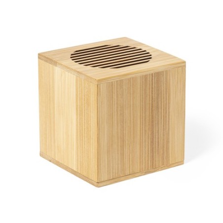 Haut-Parleur Éco-responsable Personnalisé Pas Cher - Teoden Matières : bambou personnalisable avec votre logo