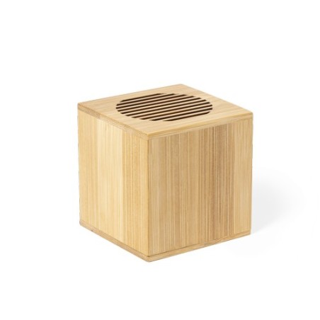 Haut-Parleur Éco-responsable Personnalisé Pas Cher - Teoden Matières : bambou marquage laser ultra précis