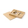 Coffret Cadeau Personnalisé Économique de Vin et Fromages Hiblux Matières : bambou impression haute définition