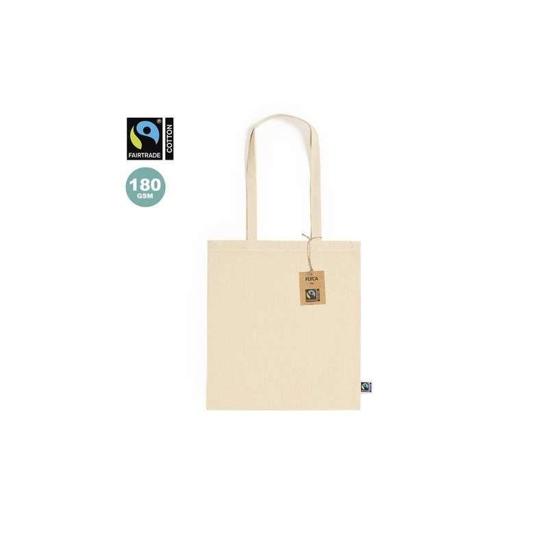 Sac Éthique Fairtrade - Flyca Matières : coton Couleurs : naturel personnalisable avec votre logo