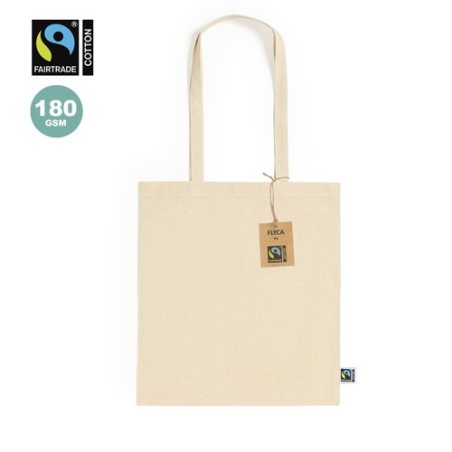 Sac Éthique Fairtrade - Flyca Matières : coton Couleurs : naturel personnalisable avec votre logo