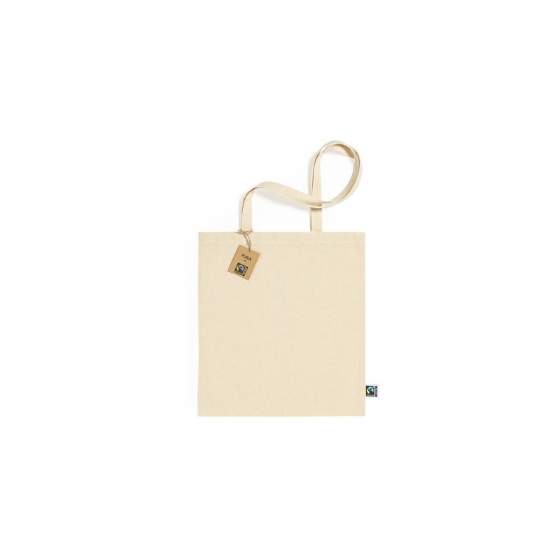 Sac Éthique Fairtrade - Flyca Matières : coton Couleurs : naturel cadeau entreprise pas cher
