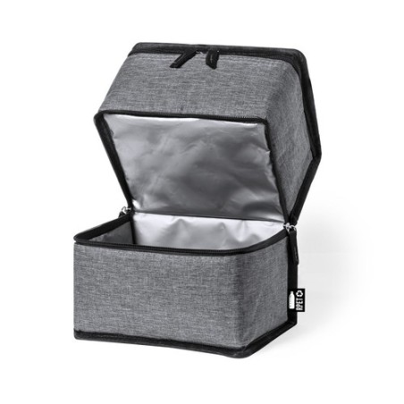 Glacière Isotherme Éco-responsable Personnalisée Pas Cher - Stacy Matières : PEVA Couleurs : gris marquage laser ultra précis