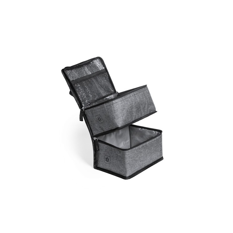 Glacière Isotherme Éco-responsable Personnalisée Pas Cher - Stacy Matières : PEVA Couleurs : gris objet promotionnel éco-respons