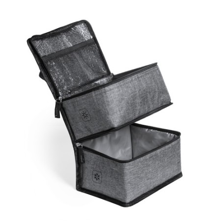 Glacière Isotherme Éco-responsable Personnalisée Pas Cher - Stacy Matières : PEVA Couleurs : gris objet promotionnel éco-respons