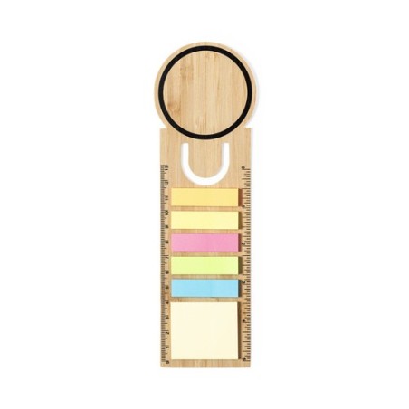 Règle Éco-responsable Multifonction Marque Pages Tecin Matières : bambou personnalisable avec votre logo