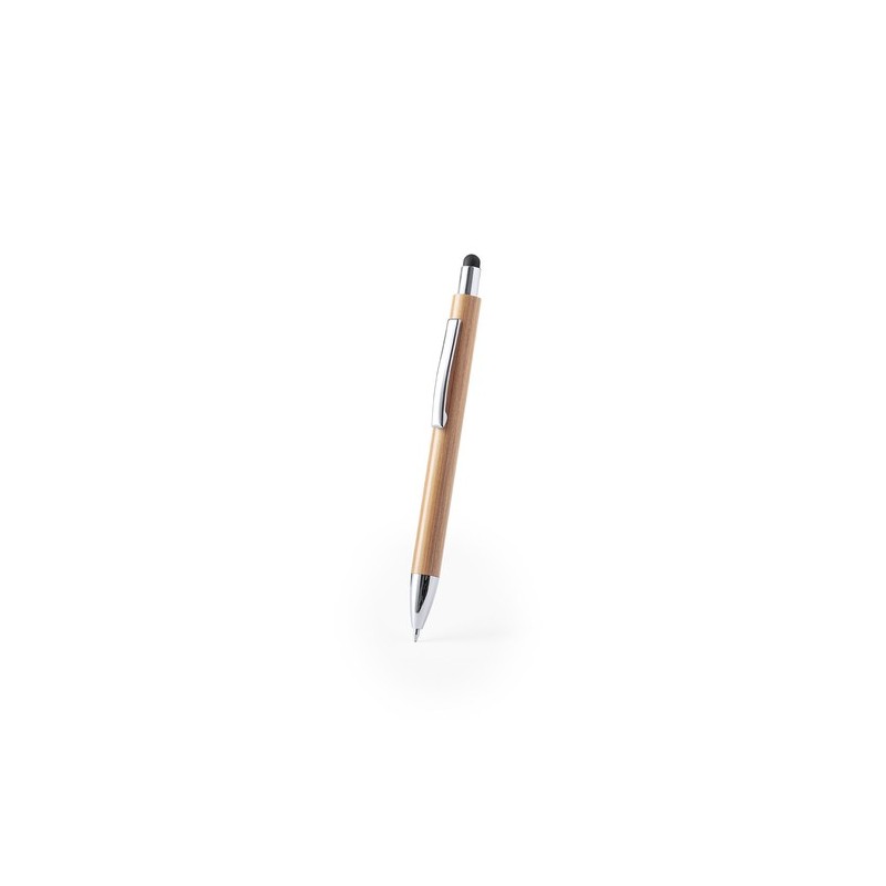 Stylet Bille Personnalisé Multifonction - Zharu Matières : bambou Couleurs : noir cadeau entreprise pas cher