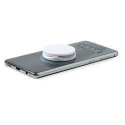 Support Publicitaire Éco-responsable pour Smartphone Hunabik Couleurs : blanc marquage laser ultra précis