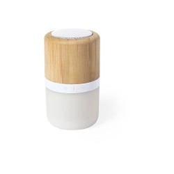 Haut-Parleur Bluetooth Éco-responsable et Personnalisé avec LED Pas Cher - Kevil Matières : bambou 2