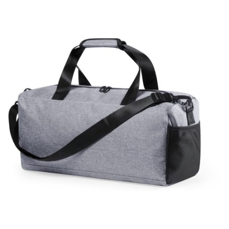 Sac de Sport et de Voyage Personnalisable Éco-responsable Lutux Matières : polyester Couleurs : gris