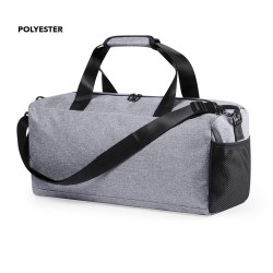 Sac de Sport et de Voyage Personnalisable Éco-responsable Lutux Matières : polyester Couleurs : gris 2