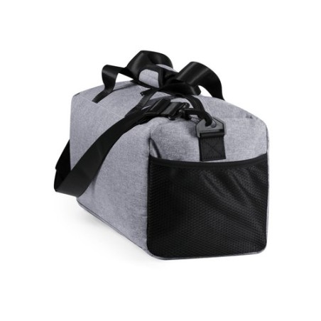 Sac de Sport et de Voyage Personnalisable Éco-responsable Lutux Matières : polyester Couleurs : gris cadeau entreprise pas cher