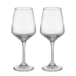 Ensemble de 2 verres à vin personnalisés CHEERS Matières : verre Couleurs : transparent