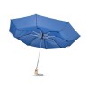 Parapluie pliable  190T en RPET de 23'' - LEEDS Matières : métal Couleurs : bleu royal accessoire événementiel unique