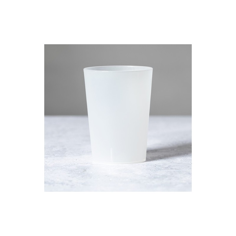 Gobelet éco-réutilisable personnalisable 500 ml Nirmal Matières : polypropylène (PP) cadeau entreprise pas cher