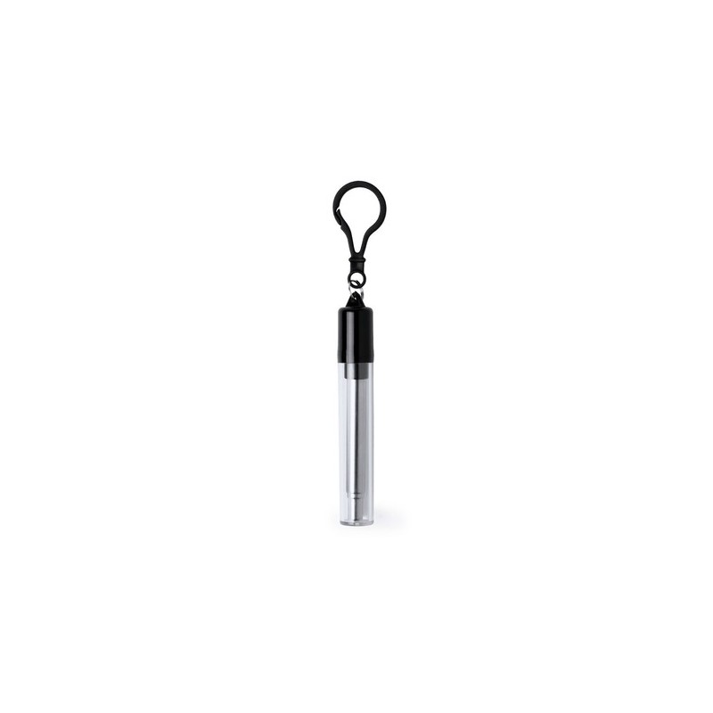 Paille réutilisable  personnalisée - Timex Matières : silicone Couleurs : blanc cadeau collaborateur premium