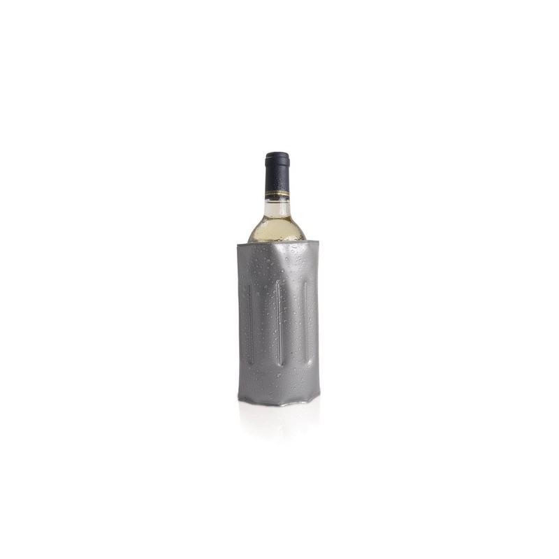 Refroidisseur de bouteilles personnalisé  Nuisant - Cadeau promotionnel Matières : PVC Couleurs : gris livraison express 24h 48h