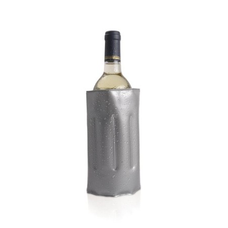 Refroidisseur de bouteilles personnalisé  Nuisant - Cadeau promotionnel Matières : PVC Couleurs : gris livraison express 24h 48h