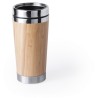 Mug Isotherme Éco-responsable Personnalisé - Verre Thermique Ariston Matières : bambou cadeau collaborateur premium