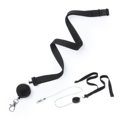 Lanyard Personnalisé Éco-responsable Idéal pour Événements et Séminaires Lemer Matières : polyester Couleurs : blanc goodies ent