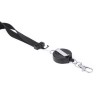 Lanyard Personnalisé Éco-responsable Idéal pour Événements et Séminaires Lemer Matières : polyester Couleurs : noir accessoire é