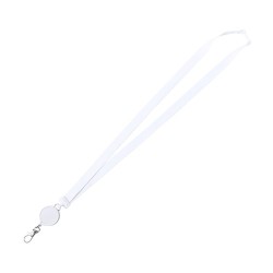 Lanyard Personnalisé Éco-responsable Idéal pour Événements et Séminaires Lemer Matières : polyester Couleurs : noir marquage cou