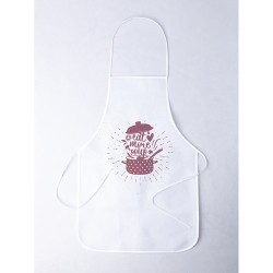 Tablier Personnalisé d'Entreprise Sublimation Salmux Matières : polypropylène (PP) Couleurs : blanc 2