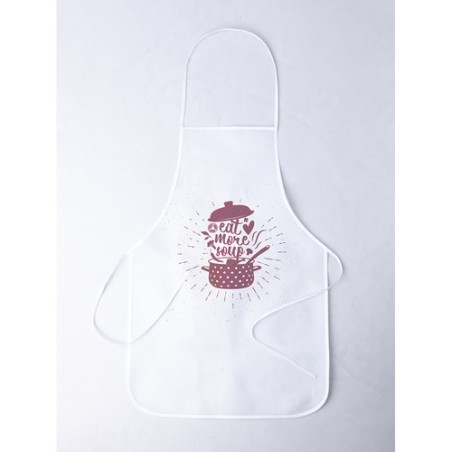 Tablier Personnalisé d'Entreprise Sublimation Salmux Matières : polypropylène (PP) Couleurs : blanc personnalisable avec votre l