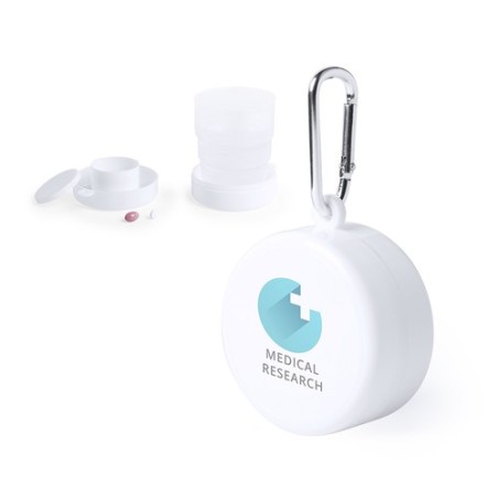 Verre Pliable Incassable et Pratique Personnalisé pas Cher - Berty Matières : polypropylène (PP) Couleurs : blanc cadeau collabo