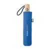 Parapluie pliable  190T en RPET de 23'' - LEEDS Matières : métal Couleurs : bleu royal marquage couleur éclatante