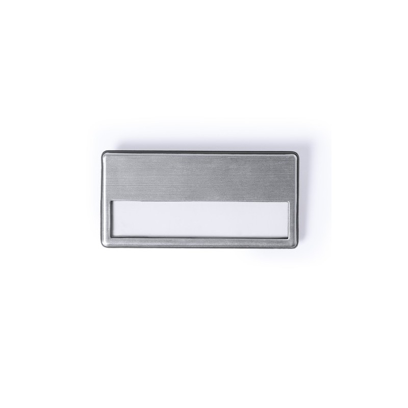 Badge Publicitaire Sur Mesure - Upsin Couleurs : argenté impression haute définition