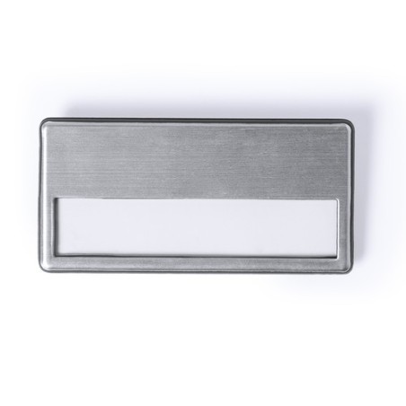 Badge Publicitaire Sur Mesure - Upsin Couleurs : argenté impression haute définition