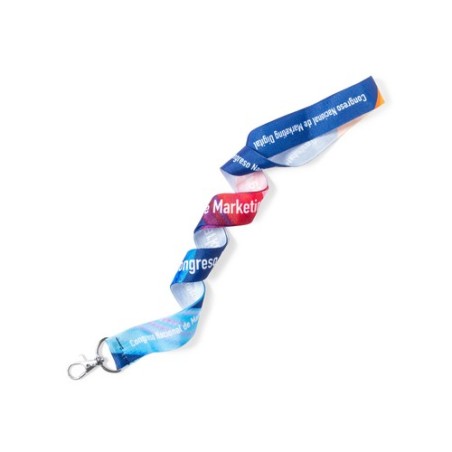 Lanyard Personnalisé à Sublimation Éco-responsable - Nopak Matières : polyester impression haute définition