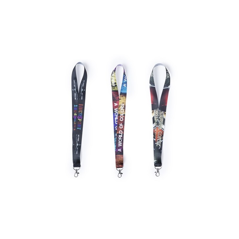 Lanyard Personnalisé à Sublimation Éco-responsable - Nopak Matières : polyester livraison express 24h 48h