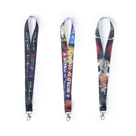 Lanyard Personnalisé à Sublimation Éco-responsable - Nopak Matières : polyester livraison express 24h 48h