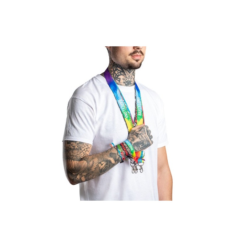 Lanyard Personnalisé à Sublimation Éco-responsable - Nopak Matières : polyester objet promotionnel éco-responsable