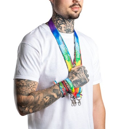 Lanyard Personnalisé à Sublimation Éco-responsable - Nopak Matières : polyester objet promotionnel éco-responsable
