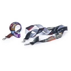 Lanyard Personnalisé à Sublimation Éco-responsable - Nopak Matières : polyester cadeau collaborateur premium