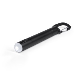 Stylo Multifonction Élégant Personnalisé à Prix Abordable - Lampe Krujer Couleurs : noir goodies publicitaire événementiel
