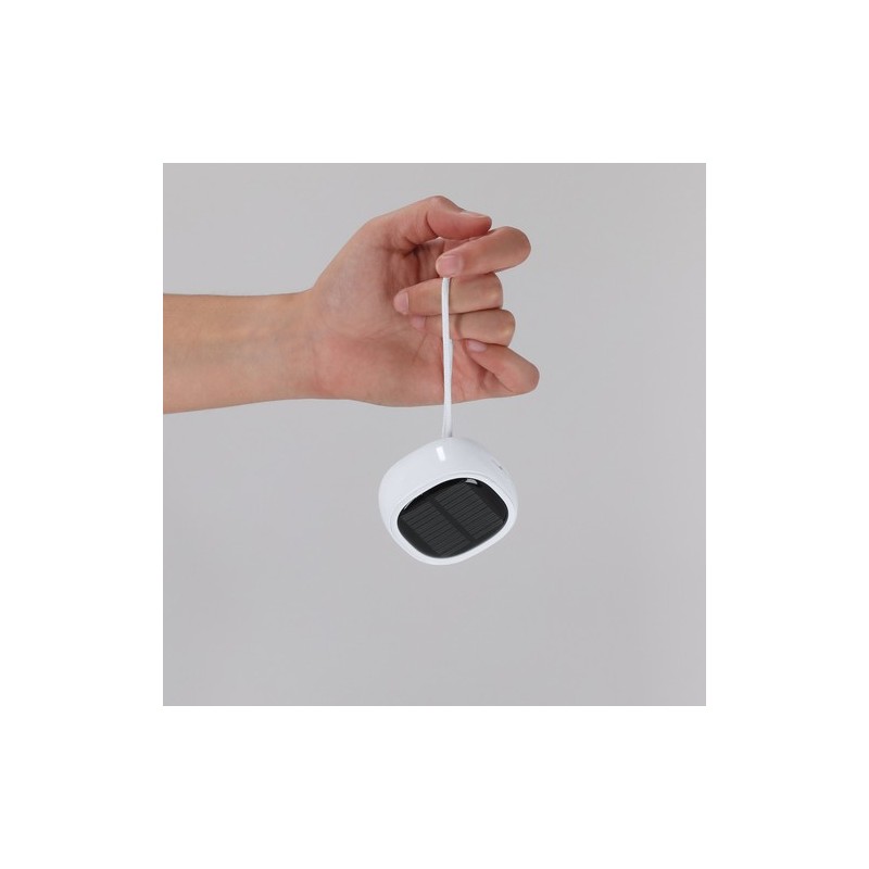 Haut-parleur personnalisé pas cher de Kompec RCS Matières : ABS recyclé Couleurs : blanc personnalisable avec votre logo