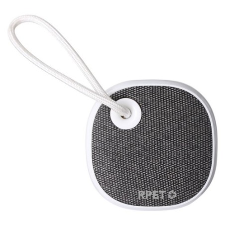 Haut-parleur personnalisé pas cher de Kompec RCS Matières : ABS recyclé Couleurs : blanc cadeau entreprise pas cher